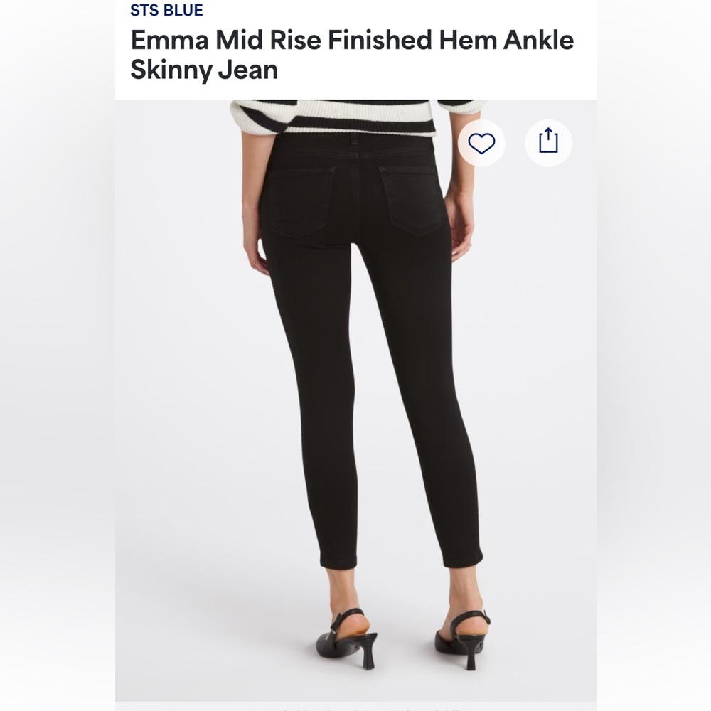 STS Blue Women's Skinny Jeans — Black Wash